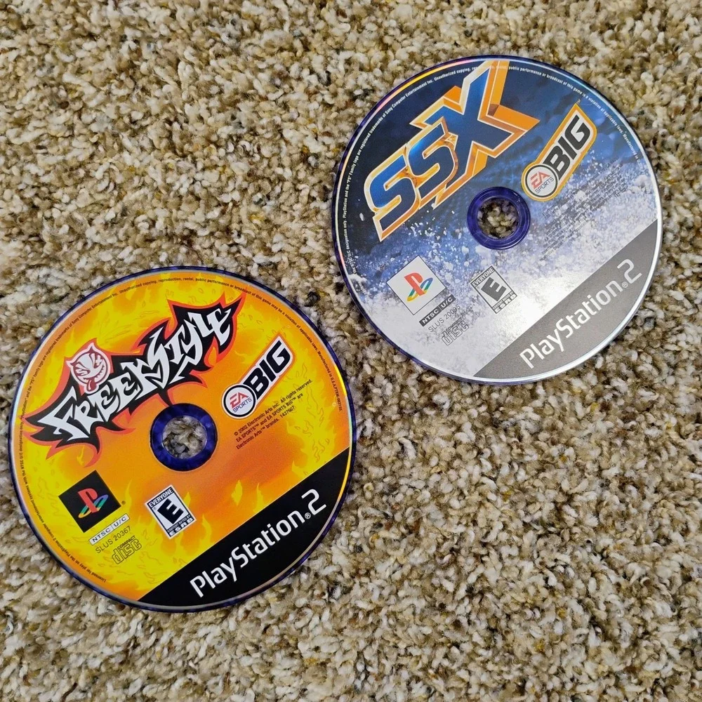 PlayStation 2 8 Game Lot SSX HSX Freestyle‎ Corvette Super Truck Ford Racing Etc